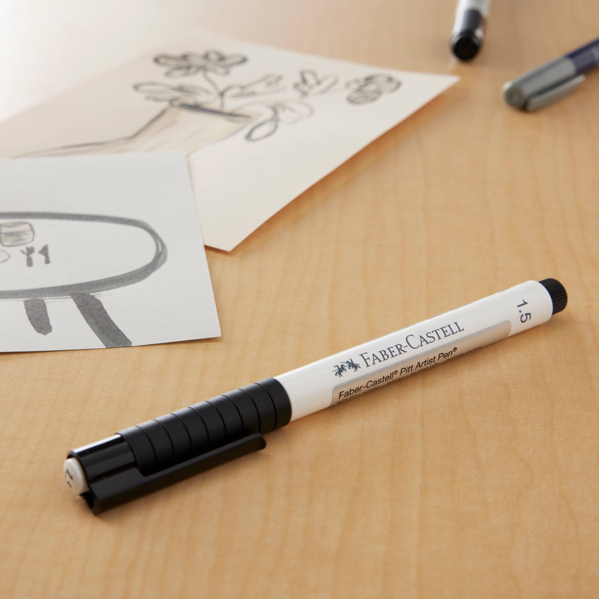 10 Pack: Faber-Castell® PITT® White Brush Artist Pen